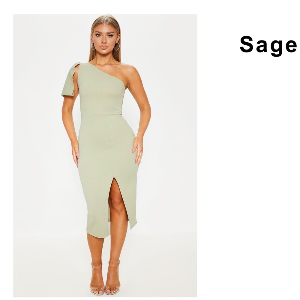 Sage green dress